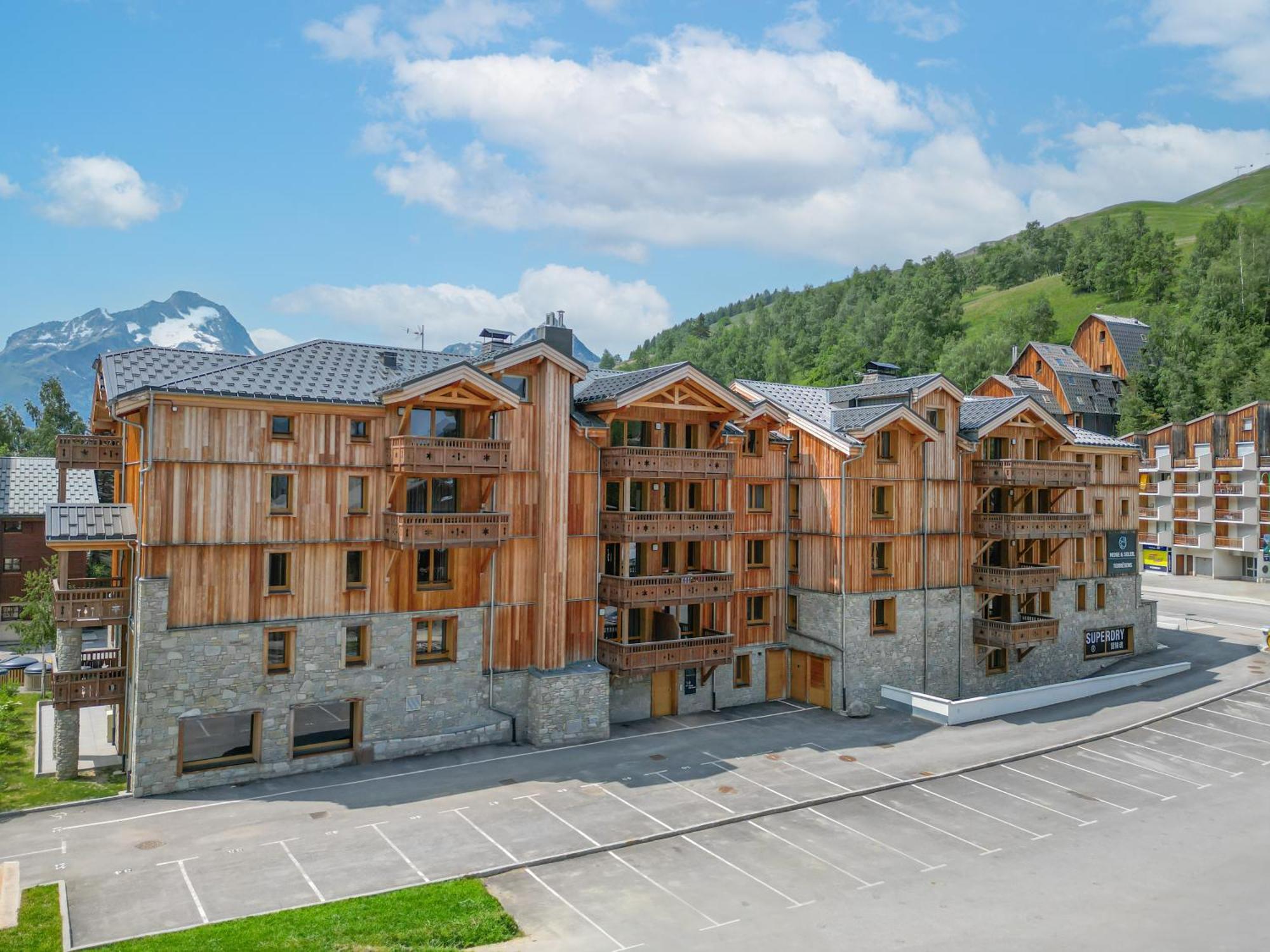 Terresens - Neige Et Soleil Aparthotel Les Deux Alpes Buitenkant foto